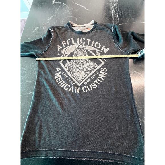 Affliction American Customs Reversible long sleeve "Freedom Defender" XL - Picture 6 of 9